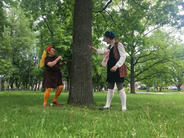 Meistarklase Daugavpils parkā. Ar Dr.Gasi (Līgu).